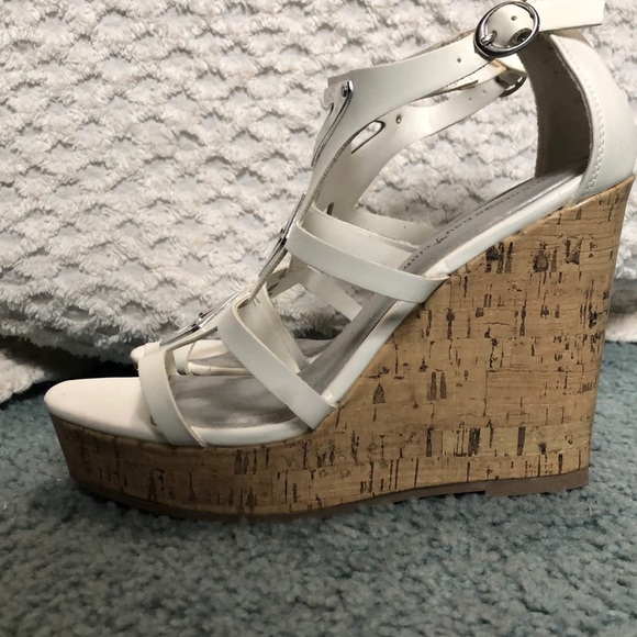 White Montego Bay Club Wedges - Picture 3 of 7